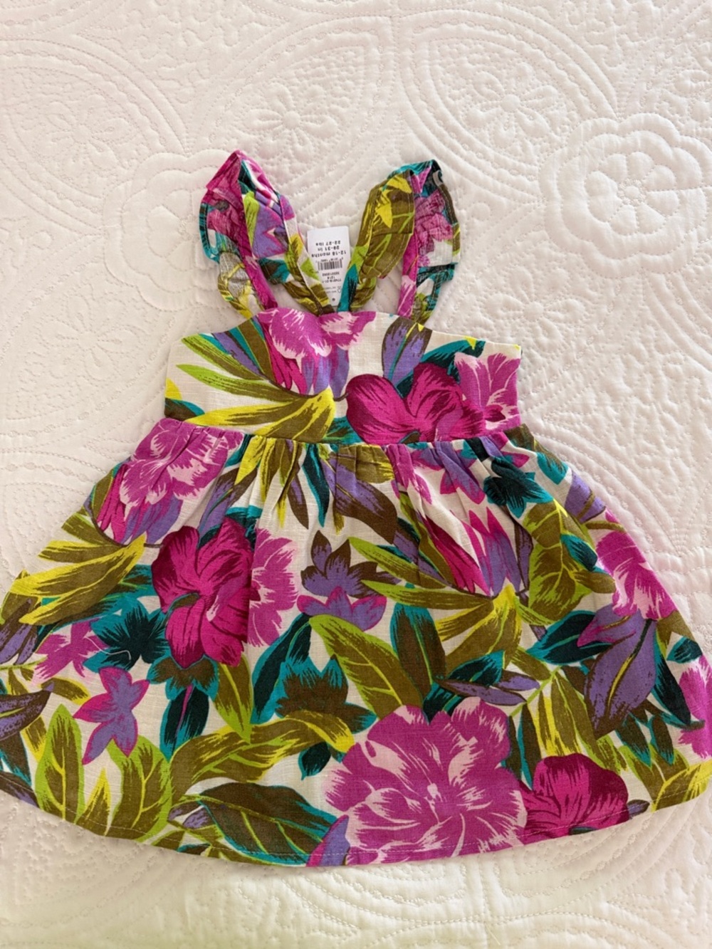 Baby gap floral dress NWT